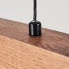 Salmi Pendant Light LED brown, Wood like finish, black, 1-light source