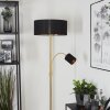 Murteirinha Floor Lamp brass, black, 2-light sources