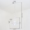 Ksim chandelier white, 5-light sources