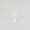Ksim chandelier white, 5-light sources
