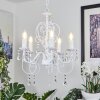 Ksim chandelier white, 5-light sources