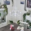 Ksim chandelier white, 5-light sources