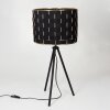 Ubac Table lamp black, 1-light source