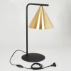Hueso Table lamp black, 1-light source