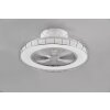 Reality Sandfjord ceiling fan LED chrome, 1-light source, Remote control
