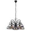 Globo COTTAGE Pendant Light black, 5-light sources
