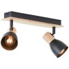 Brilliant Daintree Ceiling Light Ecru, black, 2-light sources