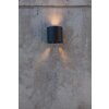 Lutec Beams Outdoor Wall Light LED black, 1-light source