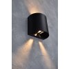 Lutec Beams Outdoor Wall Light LED black, 1-light source
