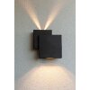 Lutec Rialto Outdoor Wall Light LED black, 2-light sources