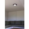 Lutec Kayah outdoor ceiling light LED anthracite, 1-light source