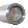 Steinhauer Upround Wall Light LED brushed steel, 1-light source