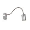 Steinhauer Upround Wall Light LED brushed steel, 1-light source