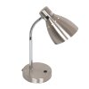 Steinhauer Spring Table lamp brushed steel, 1-light source