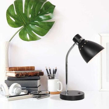 Steinhauer Spring Table lamp black, 1-light source