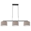 Steinhauer Stang Pendant Light black, 3-light sources