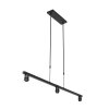 Steinhauer Stang Pendant Light black, 3-light sources