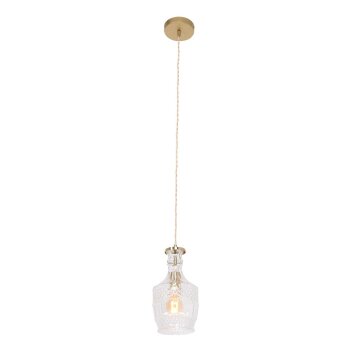 Steinhauer Grazioglass Pendant Light brass, 1-light source