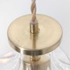 Steinhauer Grazioglass Pendant Light brass, 1-light source