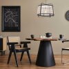 Steinhauer Capos Pendant Light black, 1-light source
