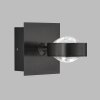 SCHÖNER WOHNEN-Kollektion Lense Wall Light LED black, 1-light source