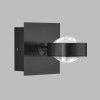 SCHÖNER WOHNEN-Kollektion Lense Wall Light LED black, 1-light source