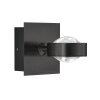 SCHÖNER WOHNEN-Kollektion Lense Wall Light LED black, 1-light source