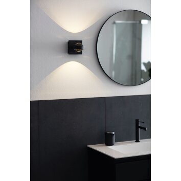 SCHÖNER WOHNEN-Kollektion Lense Wall Light LED black, 1-light source