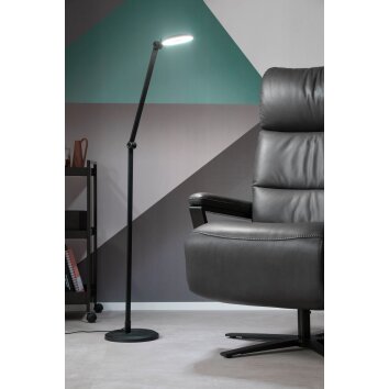 SCHÖNER WOHNEN-Kollektion Office Floor Lamp LED black, 1-light source