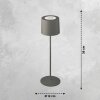 SCHÖNER WOHNEN-Kollektion Sun Table lamp LED grey, 1-light source, Colour changer