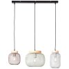 Brilliant Giada Pendant Light black, 3-light sources