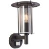 Brilliant Detroit Outdoor Wall Light black, 1-light source, Motion sensor