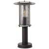 Brilliant Detroit pedestal light black, 1-light source