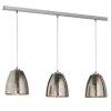 Honsel SHINE pendant light matt nickel, 3-light sources