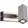 Brilliant Howle Wall Light LED aluminium, black, 1-light source