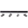 Brilliant Howle Ceiling Light LED aluminium, black, 4-light sources