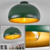 GAUDI Ceiling Light gold, green, 1-light source