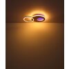 Globo FORSI Ceiling Light LED white, 2-light sources, Remote control, Colour changer