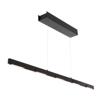 Steinhauer Bloc Pendant Light LED black, 7-light sources