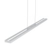 Steinhauer Bande Pendant Light LED brushed steel, 4-light sources