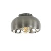Mirror Ceiling Light matt nickel, black, 1-light source