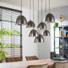 Mirror Pendant Light matt nickel, black, 7-light sources