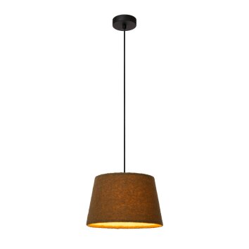 Lucide WOOLLY Pendant Light black, 1-light source