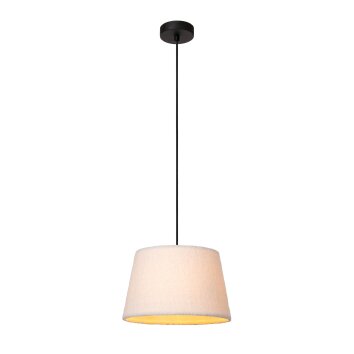 Lucide WOOLLY Pendant Light black, 1-light source