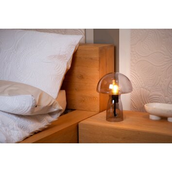 Lucide FUNGO Table lamp black, 1-light source