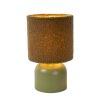 Lucide WOOLLY Table lamp green, 1-light source