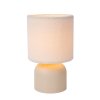 Lucide WOOLLY Table lamp beige, 1-light source