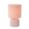 Lucide WOOLLY Table lamp pink, 1-light source