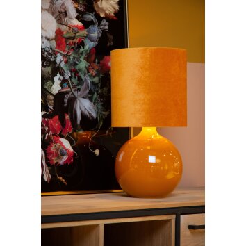 Lucide ESTERAD Table lamp Ochre, 1-light source
