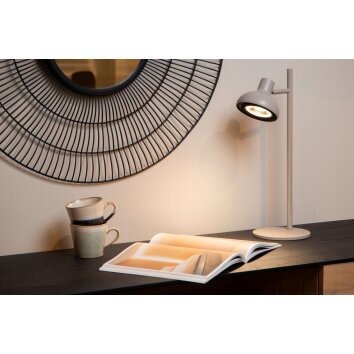 Lucide SENSAS Table lamp beige, 1-light source